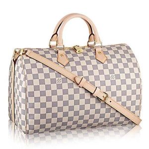 Louis Vuitton Damier Azur Canvas Speedy Bandouliere 35 N41372