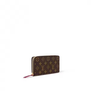 Louis Vuitton Monogram M60742 Clémence Wallet Fuchsia