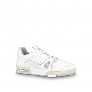 Louis Vuitton Trainer Sneaker White Iridescent 1A8WAV