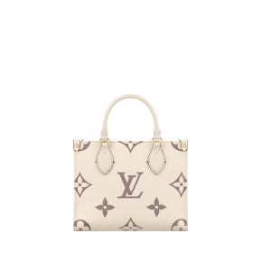 Louis Vuitton Empreinte Monogram Giant Onthego PM M45654 Creme Bois De Rose