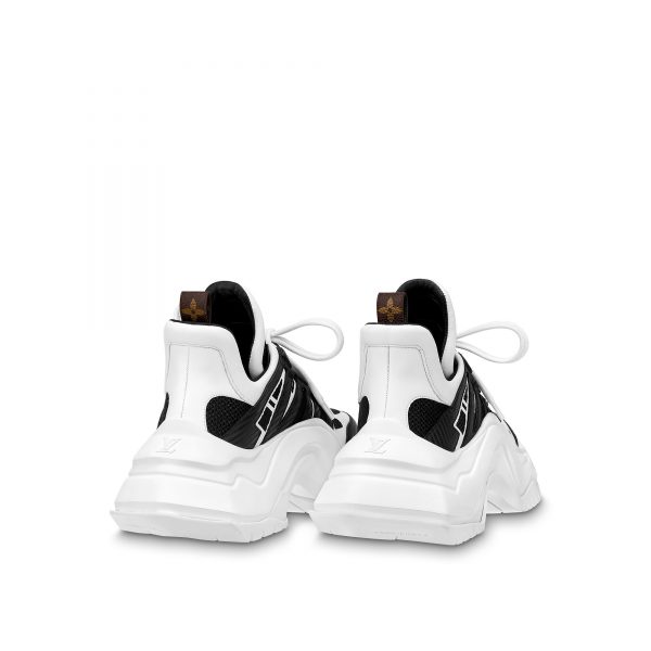 Louis Vuitton LV Archlight 2.0 Platform Sneaker Black White 1ABIMU