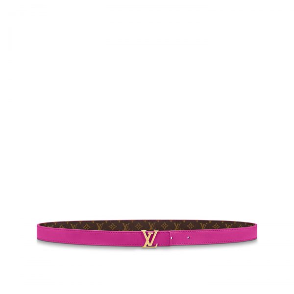 Louis Vuitton M0703X Pink LV Iconic 20mm Reversible Belt