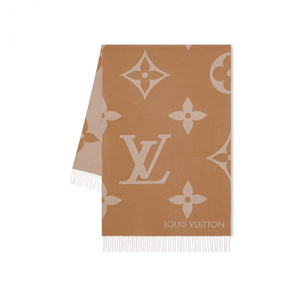 Louis Vuitton Hazelnut M79198 MNG Giant Scarf