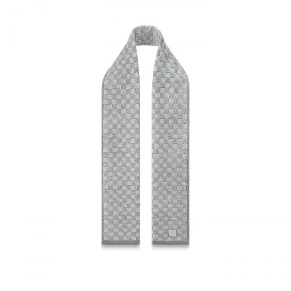 Louis Vuitton Light Grey M77989 Néo Petit Damier Scarf