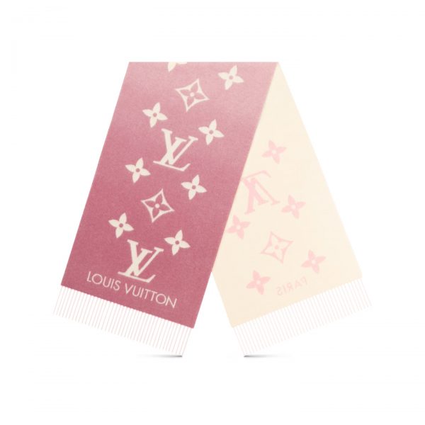 Louis Vuitton Light Pink M77375 Reykjavik Gradient Scarf