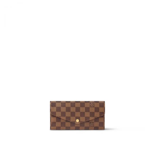 Louis Vuitton Damier Ebene N63209 Sarah Wallet