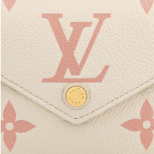 Louis Vuitton Crème / Rose Trianon M82062 Victorine Wallet