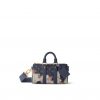 Louis Vuitton Monogram Ink Blue M46804 Keepall Bandoulière 25