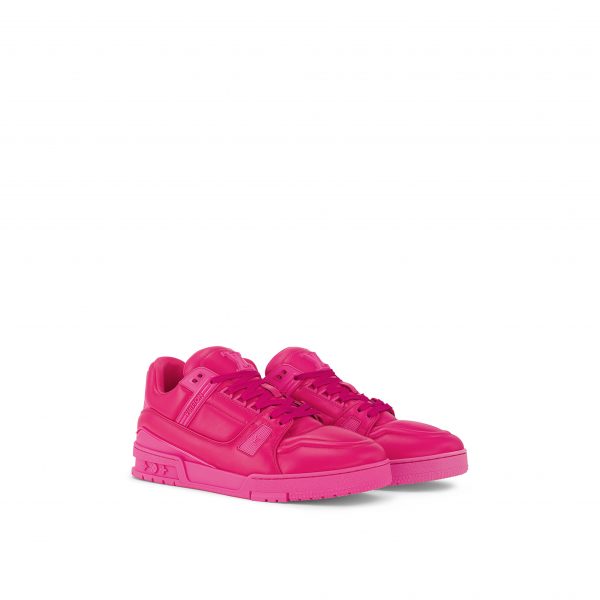 Louis Vuitton LV Trainer Sneaker Calf leather Fuchsia 1AC5CB