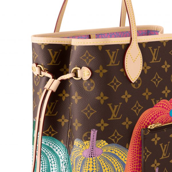 Louis Vuitton LV x YK Neverfull MM M46468 Pumpkin print