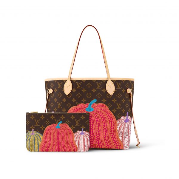 Louis Vuitton LV x YK Neverfull MM M46468 Pumpkin print