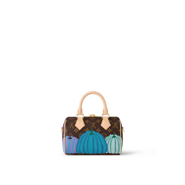 Louis Vuitton M46469 LV x YK Speedy Bandoulière 20 Pumpkin print