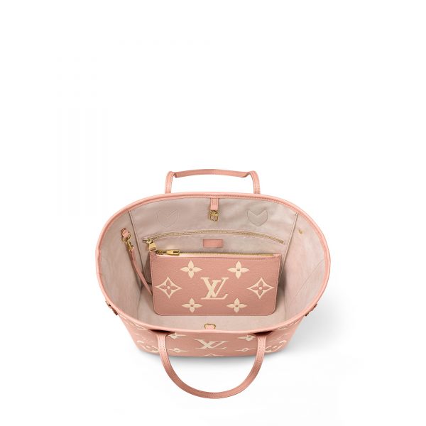 Louis Vuitton Neverfull MM M46329 Trianon Pink / Cream