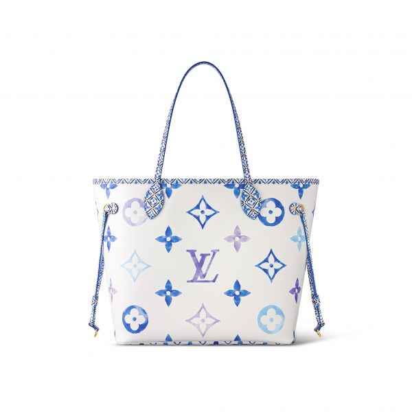 Louis Vuitton M22979 Neverfull MM Blue Monogram