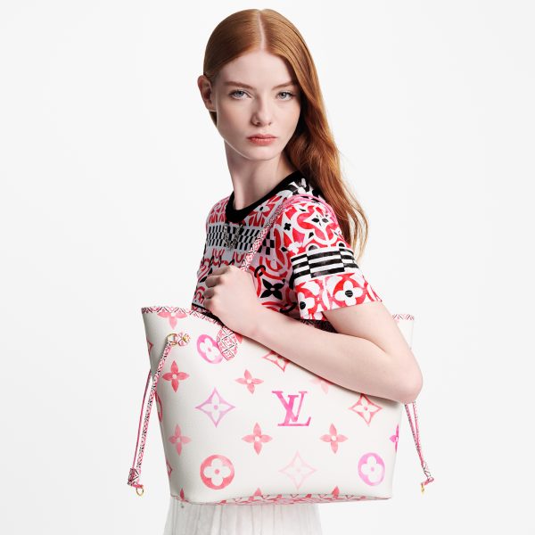 Louis Vuitton M22980 Neverfull MM Pink Monogram