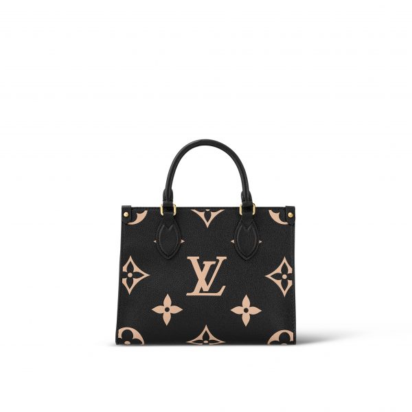 Louis Vuitton Onthego PM M45659 Black Beige