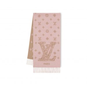 Louis Vuitton M79543 Pink Precious Dragon Reykjavik Scarf