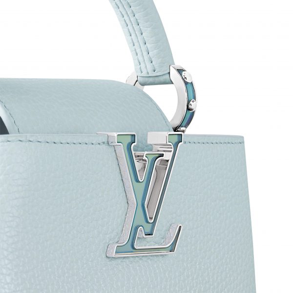 Louis Vuitton M23289 LV SKI Capucines Mini Blue Glacier