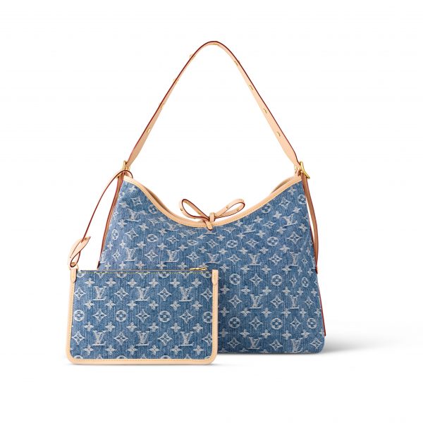 Louis Vuitton M46855 CarryAll MM Denim Blue