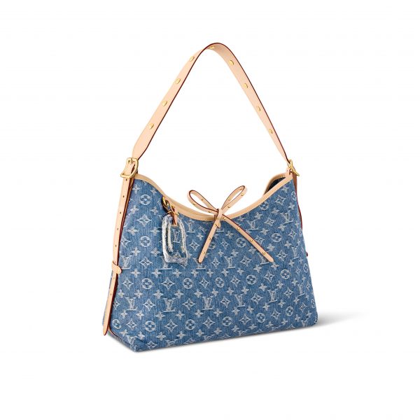 Louis Vuitton M46855 CarryAll MM Denim Blue