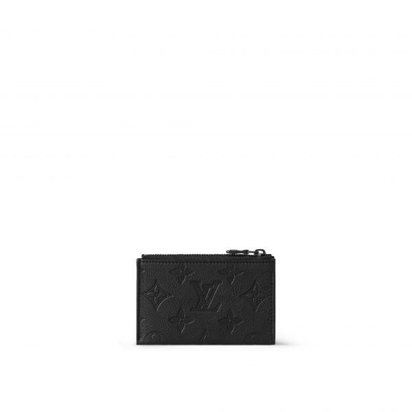 Louis Vuitton M82245 Coin Card Holder Black