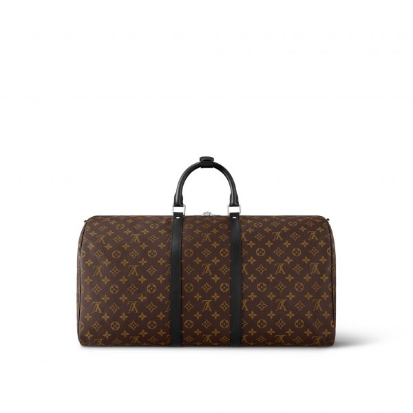 Louis Vuitton Keepall Bandouliere 55 Black M56714