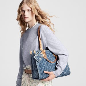 Louis Vuitton M46871 OnTheGo MM Denim Blue