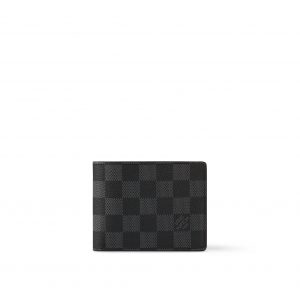 Louis Vuitton N63261 Slender Wallet Damier Graphite Canvas