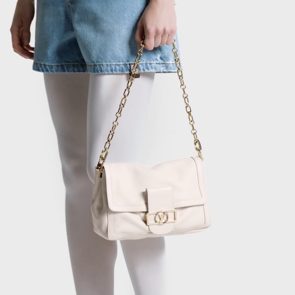 Louis Vuitton M25050 Dauphine Soft MM White