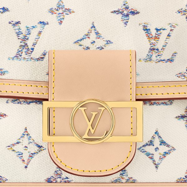 Louis Vuitton M24841 Mini Dauphine Multicolor Beige