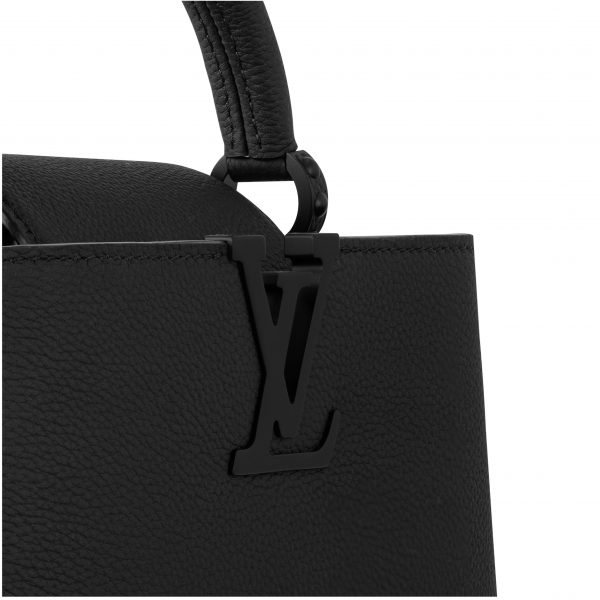 Louis Vuitton M23955 Capucines East-West Mini All Black