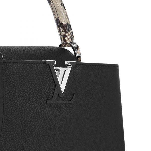 Louis Vuitton Capucines MM Black N92800