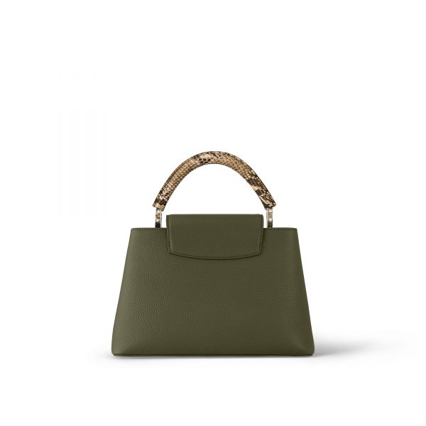 Louis Vuitton Capucines MM Green N93799