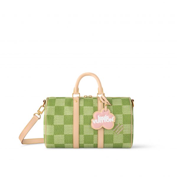 Louis Vuitton N40671 Keepall Bandoulière 35 Green