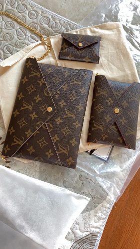 Louis Vuitton M62034 Pochette Kirigami Monogram Brown photo review