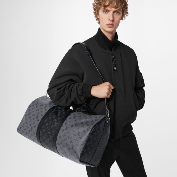 Louis Vuitton M45392 Keepall Bandoulière 50 Monogram Eclipse