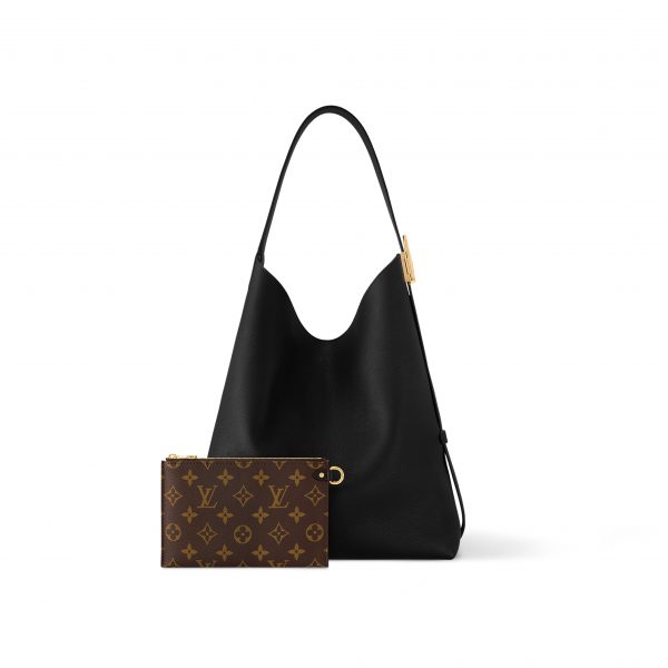 Louis Vuitton M24856 Low Key Hobo MM Black