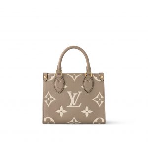 Louis Vuitton M47054 OnTheGo BB Dove Gray/Cream