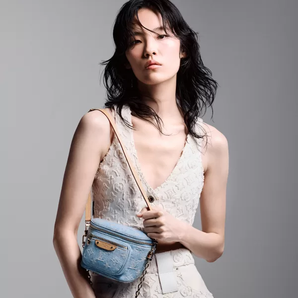 Louis Vuitton M83353 Mini Bumbag Sky Blue