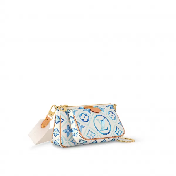 Louis Vuitton M25374 Multi Pochette Accessoires Lagoon Blue