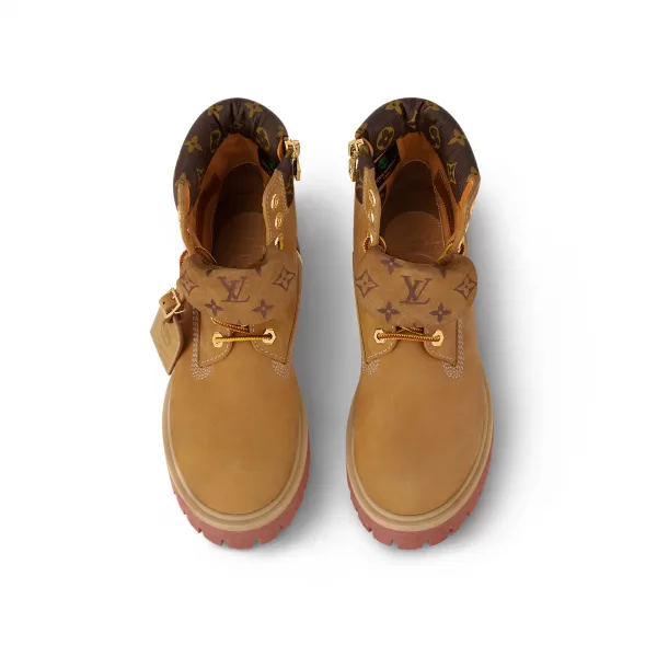 Louis Vuitton 1AD74X LV x Timberland Ankle Boot