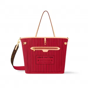 Louis Vuitton M12096 Neverfull Bandoulière Inside Out MM Monogram/Rouge Sari