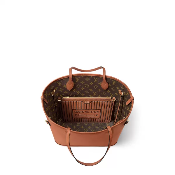 Louis Vuitton M12061 Neverfull Inside Out MM Tan